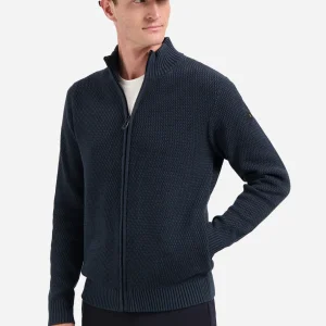 Gilet en grosse maille chinée | Night