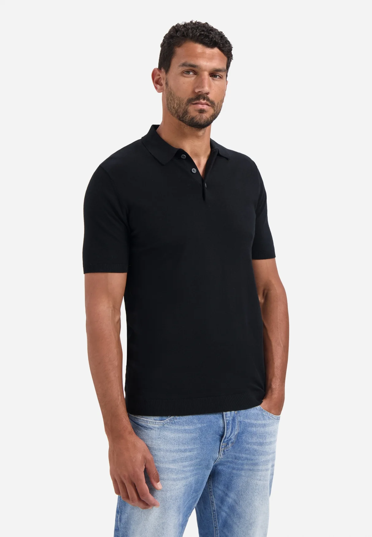 Polo en maille | Black
