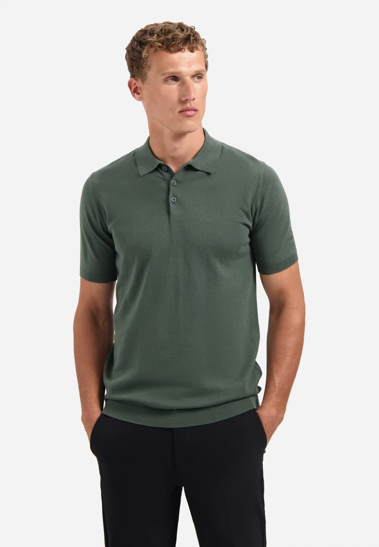Polo en maille | Dark Green