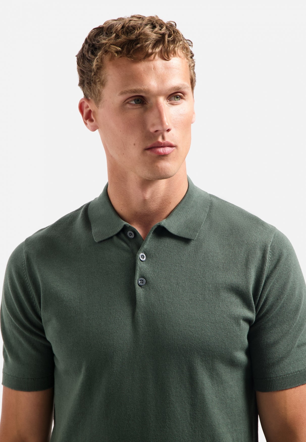 Polo en maille | Dark Green – Image 5