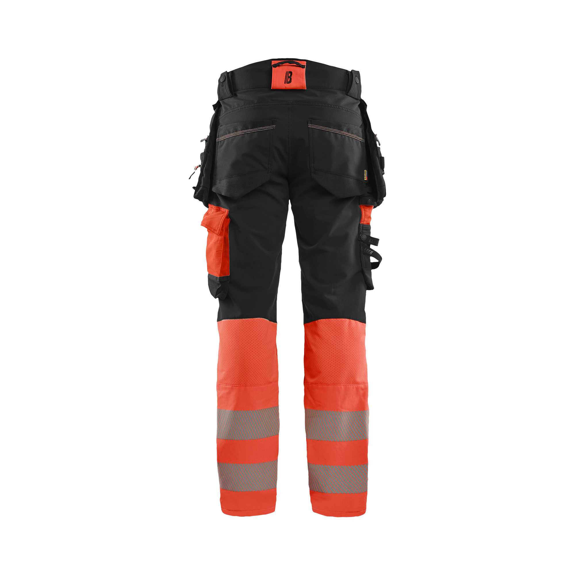 BLAKLADER 11251648 Hi Vis Reflective Work Trousers Men - double weave – Image 3