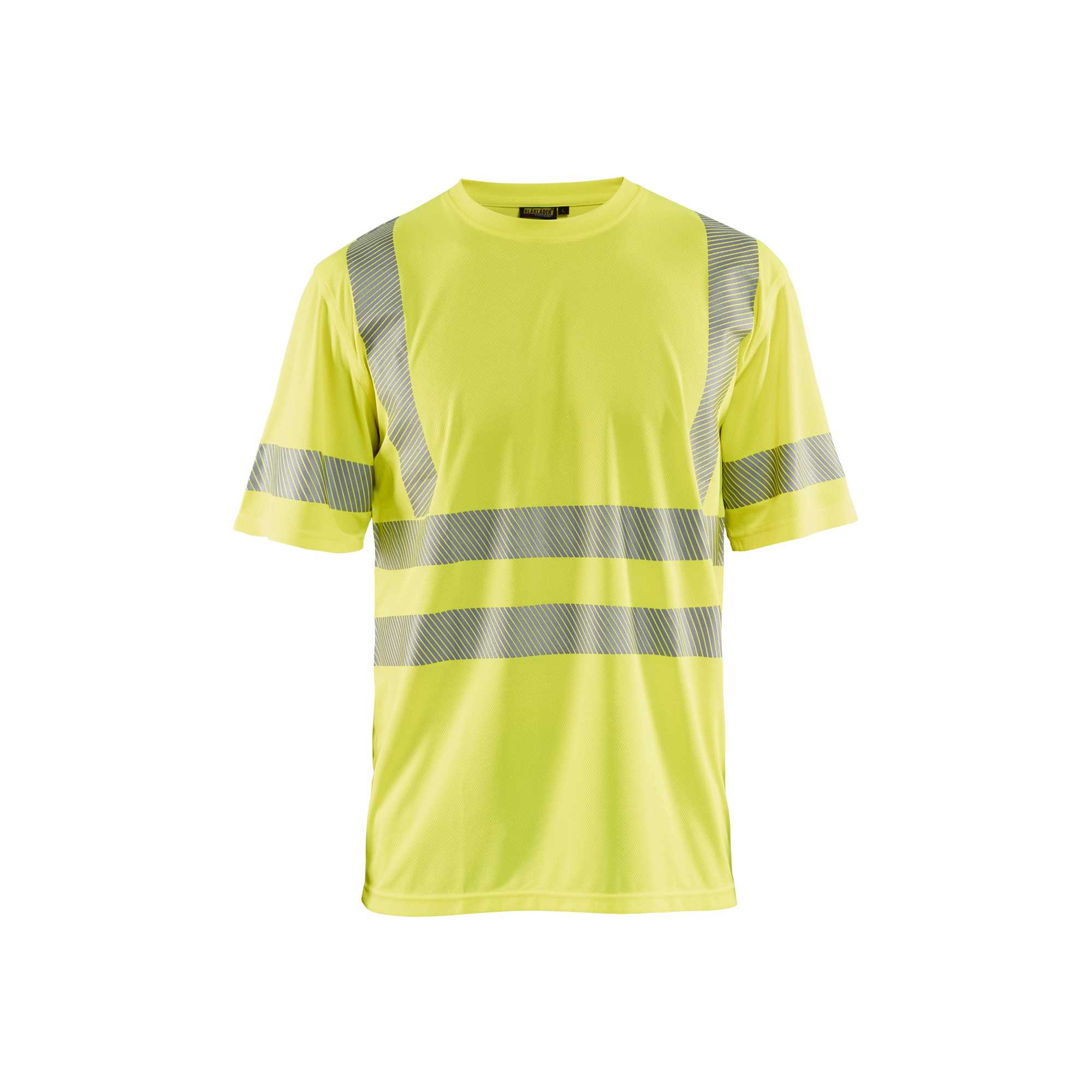 BLAKLADER 34201013 HI VIS UV PROTECTED T SHIRT Hi Vis Reflective Short Sleeve Work T-Shirt MEN - 100% Polyester – Image 2
