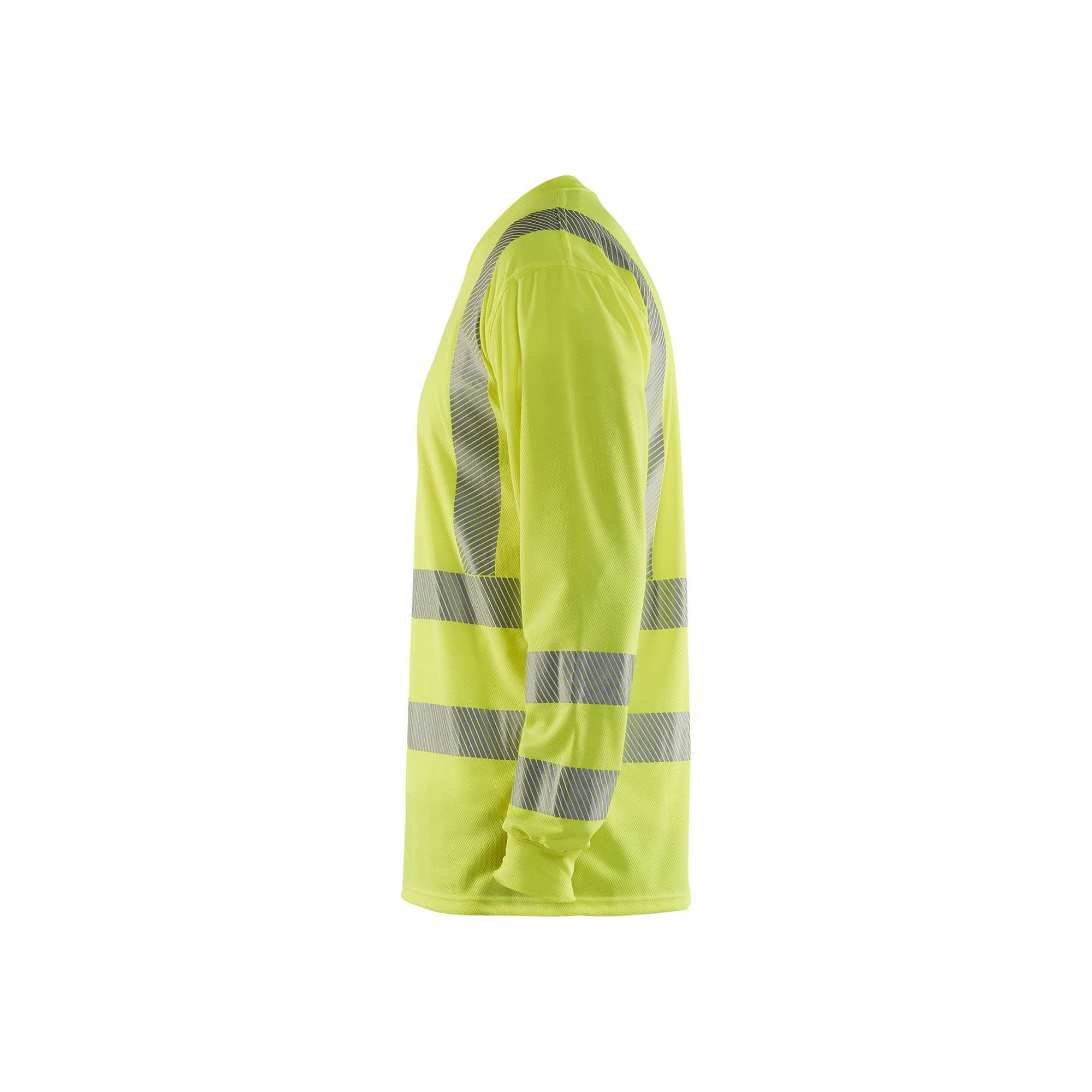 BLAKLADER 33851013 Hi Vis UV Long sleeved T shirt Hi Vis Reflective Long Sleeve Work T-Shirt MEN - 100% Polyester – Image 4