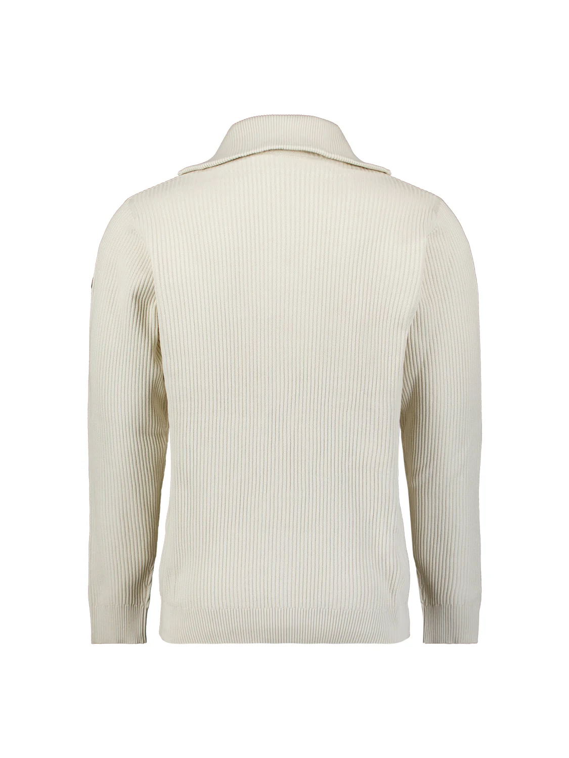 Pull à col montant zippé | Chalk – Image 7