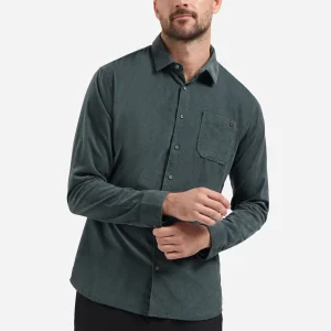 Chemise en velours côtelé | Dark Steel