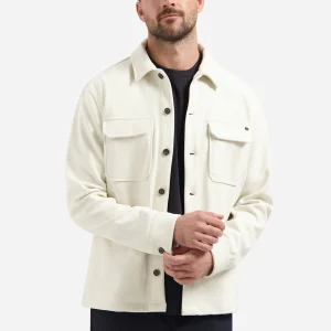 Surchemise sweat structurée | Chalk