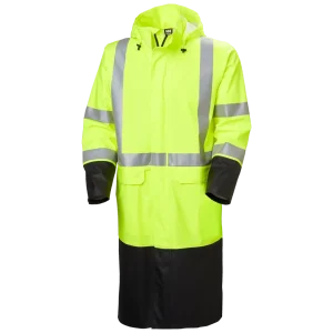 HELLY HANSEN ADDVIS RAIN COAT 70156 Hi Vis Reflective Rain Coat MEN Safety Jacket - Waterproof