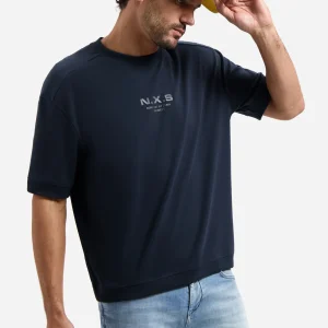 Interlock sweat T-shirt | Night