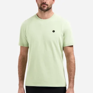 T-shirt peigné à col rond | Green