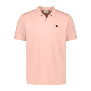 Polo basique à col en V | Light Mauve