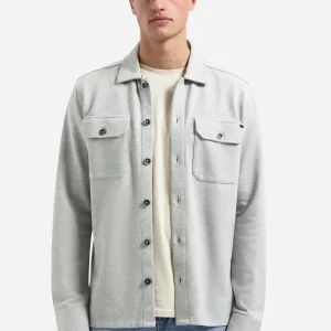 Surchemise en jersey sergé. | Grey Melange