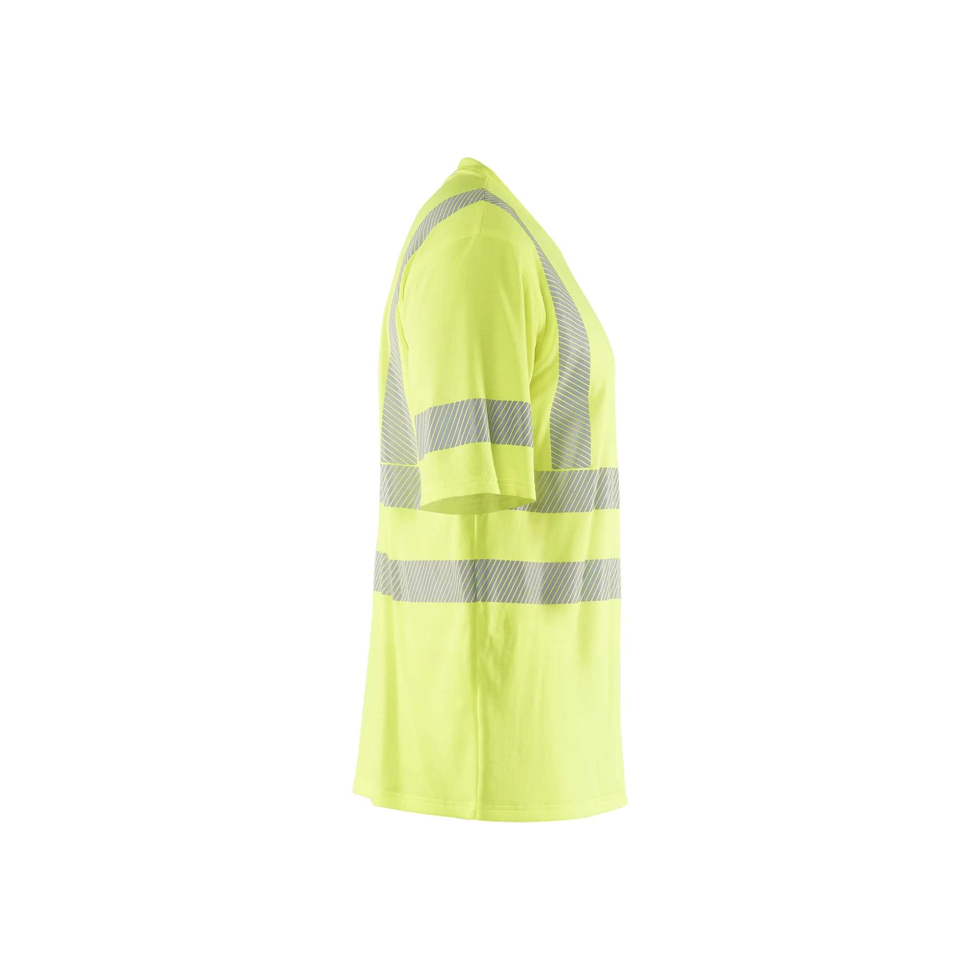 BLAKLADER 35222537 Hi vis T shirt Hi Vis Reflective Short Sleeve Work T-Shirt MEN - Moisture Wicking – Image 5
