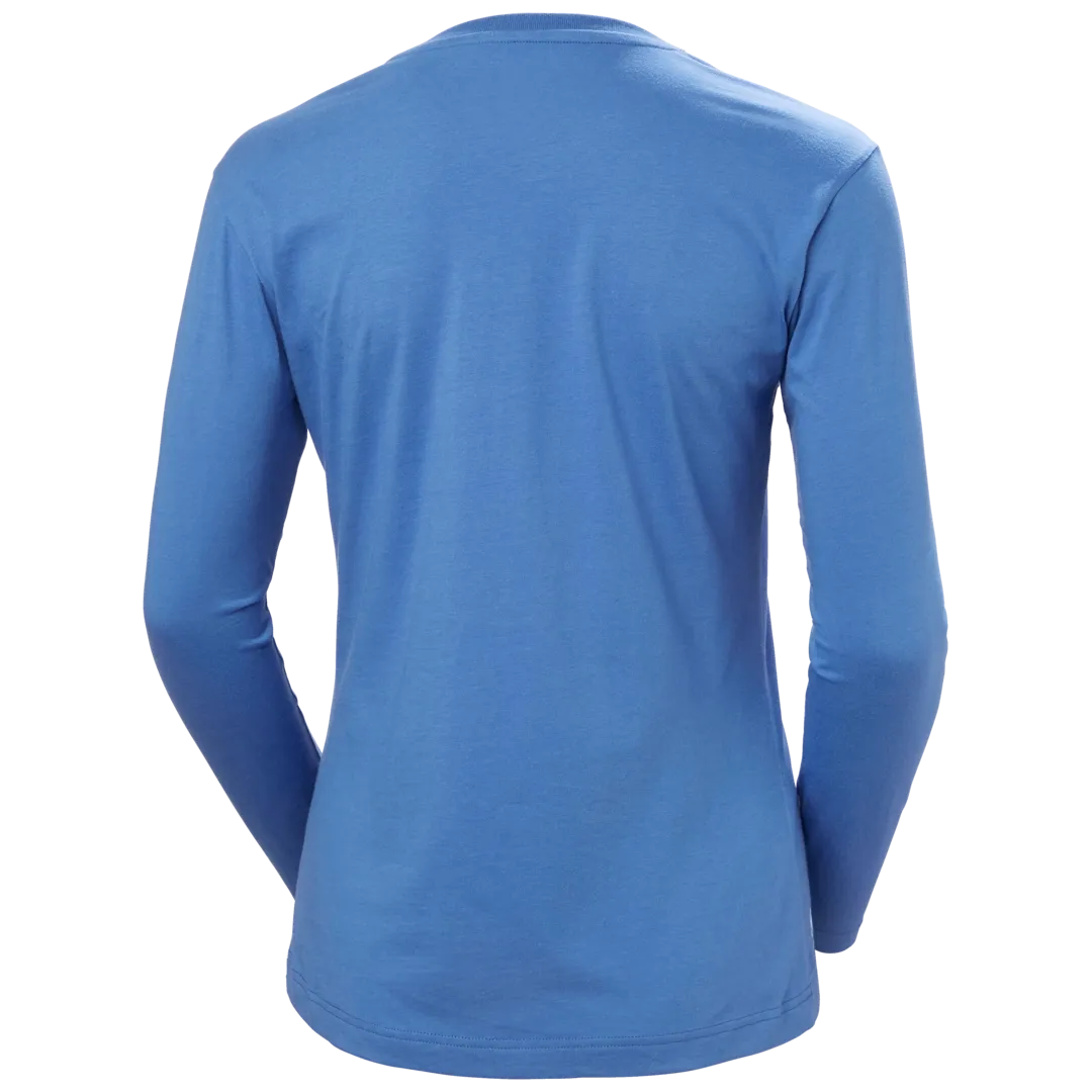 HELLY HANSEN W CLASSIC LONGSLEEVE 79159 Long Sleeve Work T-Shirt WOMEN - 100% Cotton – Image 5