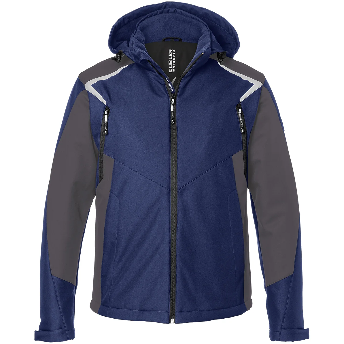 KÜBLER WEATHER Jacket 13255375 Hi Vis Reflective Softshell Work Jacket MEN Safety Jacket - Windproof – Image 4