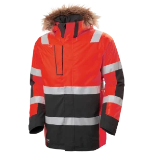 HELLY HANSEN ALNA 2.0 WINTER PARKA 71393 Hi Vis Reflective Parka Work Jacket MEN - Waterproof
