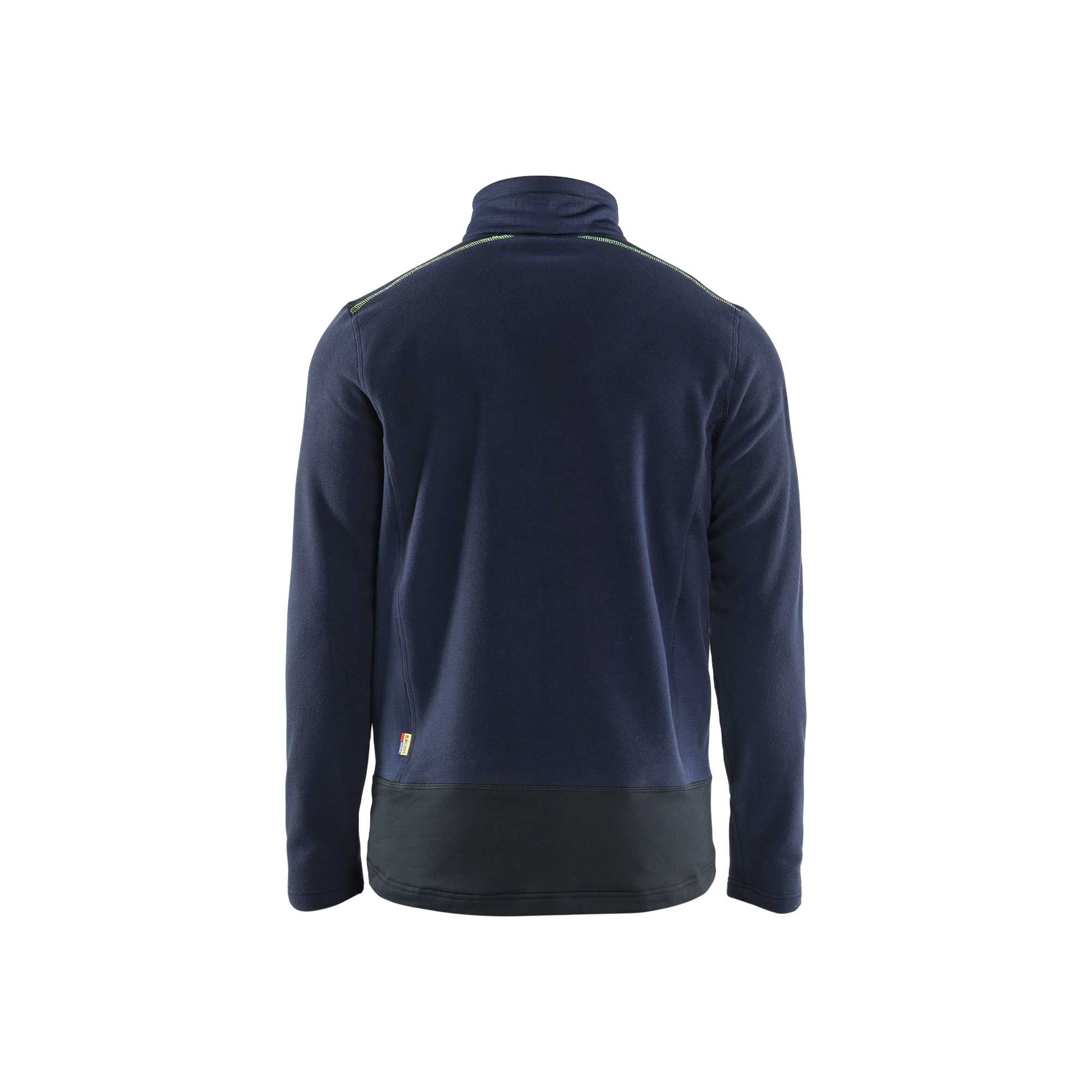 BLAKLADER 47651010 Microfleece Jacket Hi Vis Reflective Work Jacket MEN - Antipilling – Image 3