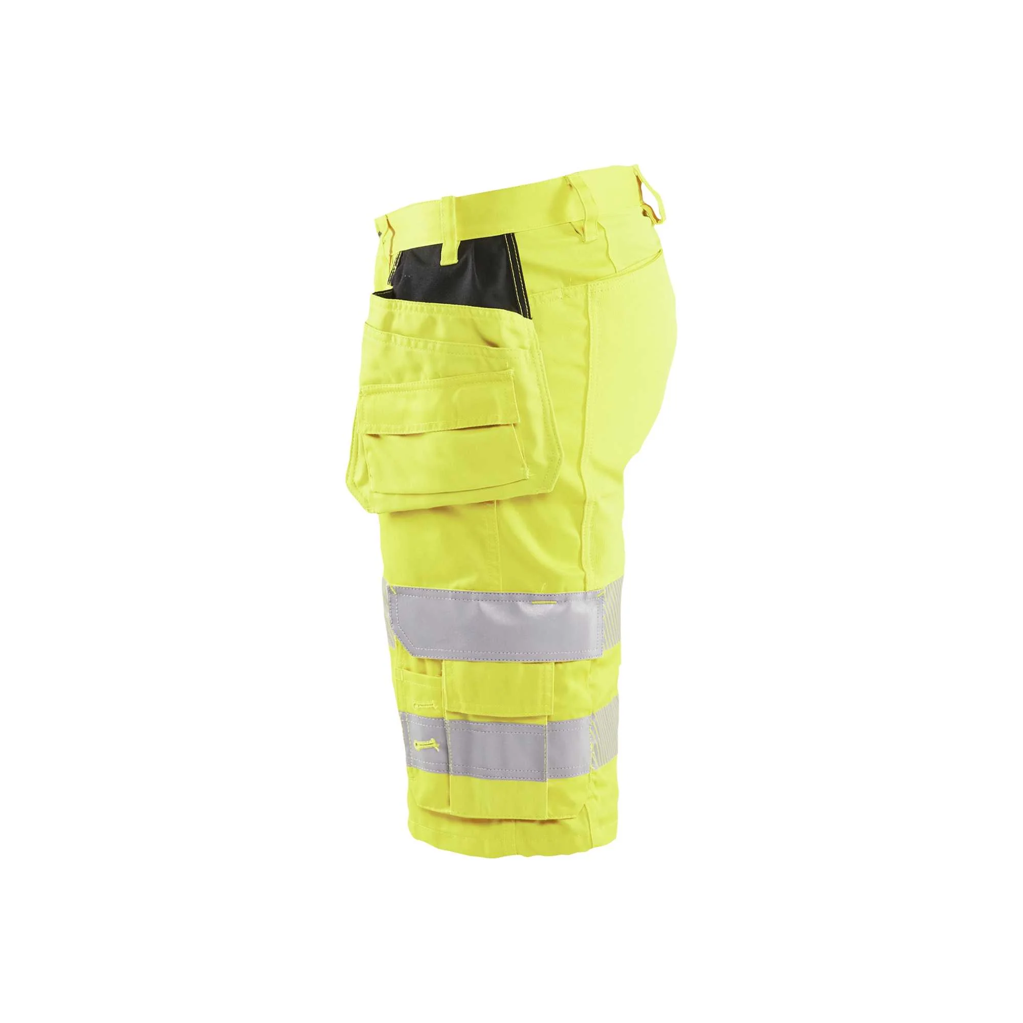 BLAKLADER 15861811 | Hi Vis shorts with stretch Hi Vis Reflective Work Shorts Men - Class 2 Certified – Image 4