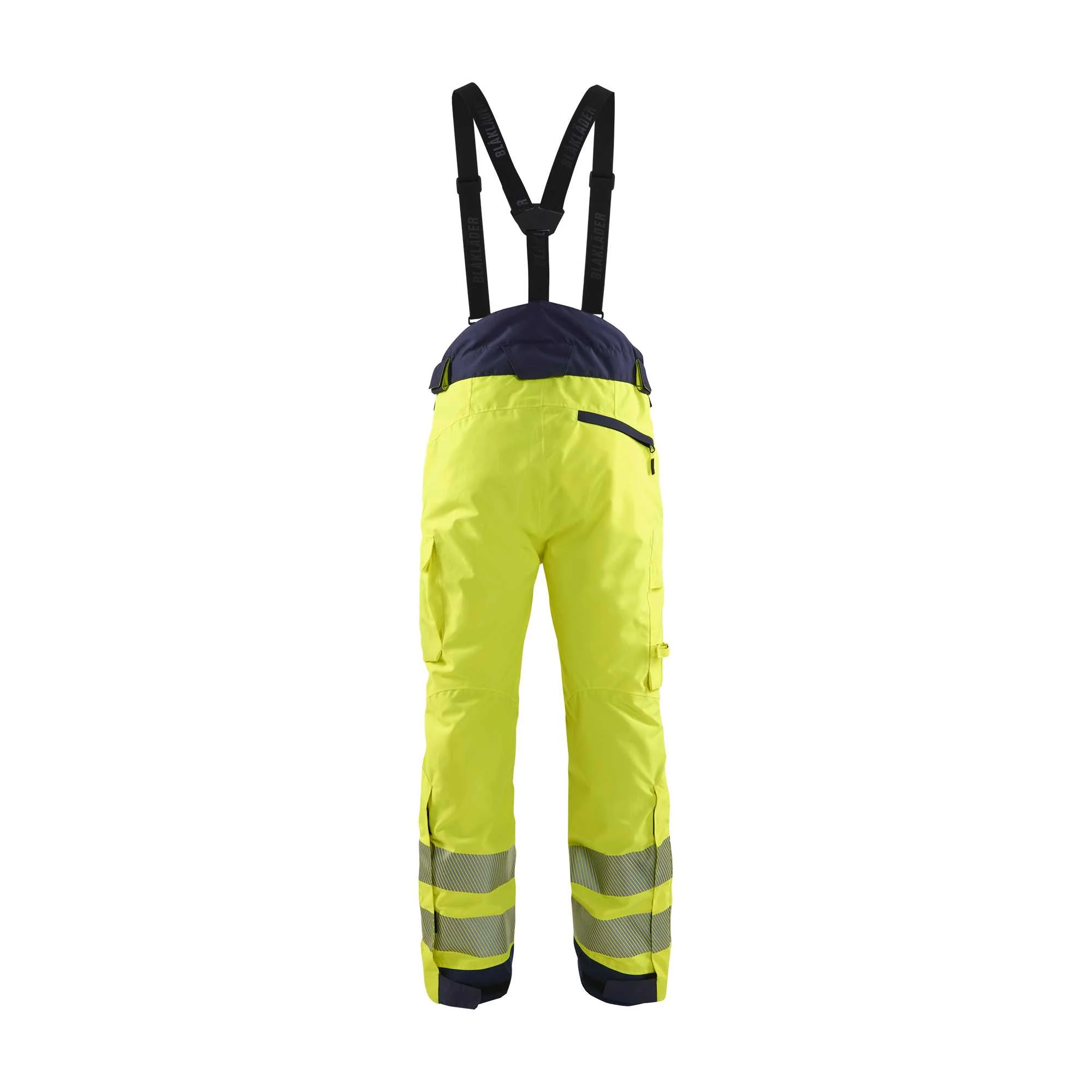 BLAKLADER 18751977 | Hi Vis Winter Trousers Hi Vis Reflective Work Trousers Men - Waterproof – Image 3