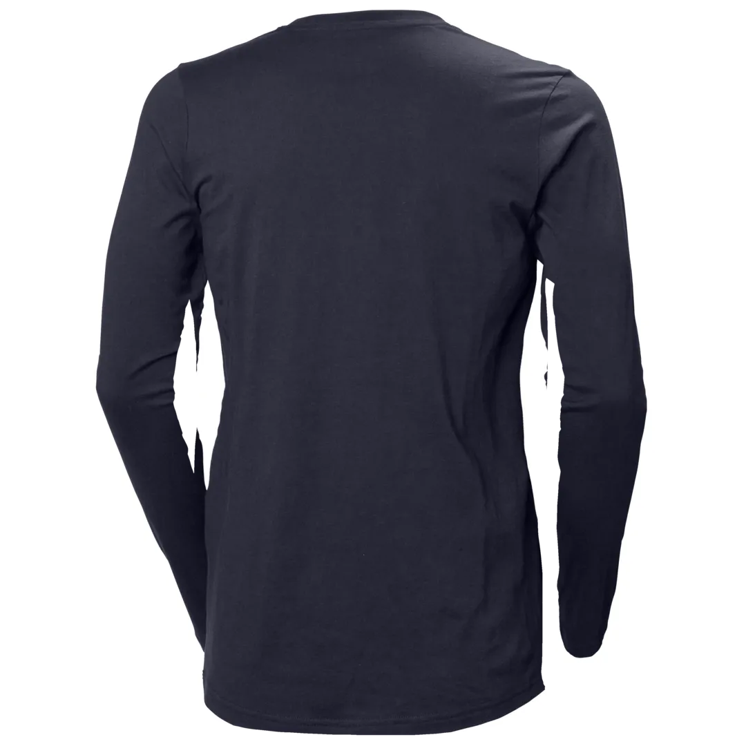 HELLY HANSEN W CLASSIC LONGSLEEVE 79159 Long Sleeve Work T-Shirt WOMEN - 100% Cotton – Image 8