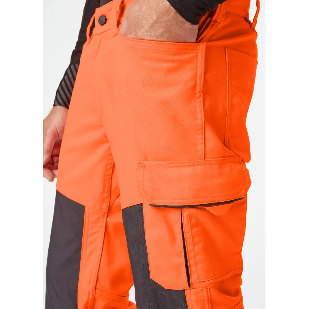 HELLY HANSEN ALNA 2.0 WORK PANT CLASS 2 77421 Hi Vis Reflective Work Trousers MEN - Stretch Fabric – Image 8