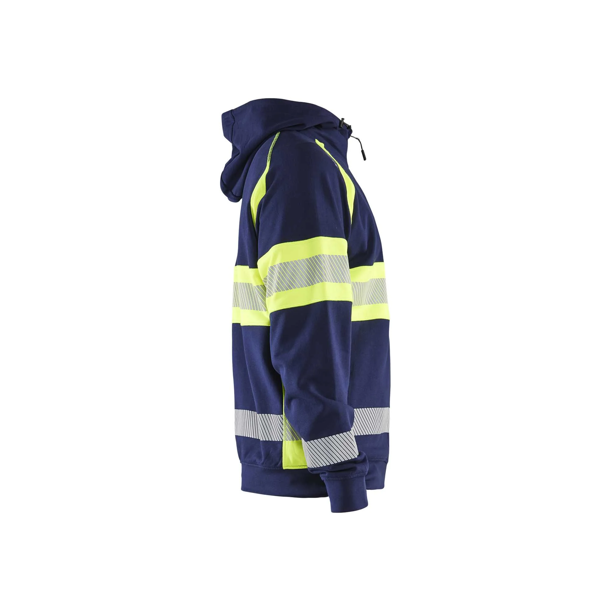 BLAKLADER 35521158 Hi Vis Hoodie Hi Vis Reflective Hoodie Work Sweatshirt MEN - 100% Cotton – Image 6