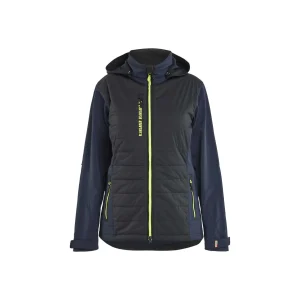 BLAKLADER 47332513 Women's Hybrid Jacket Hi Vis Reflective Softshell Work Jacket WOMEN - Waterproof