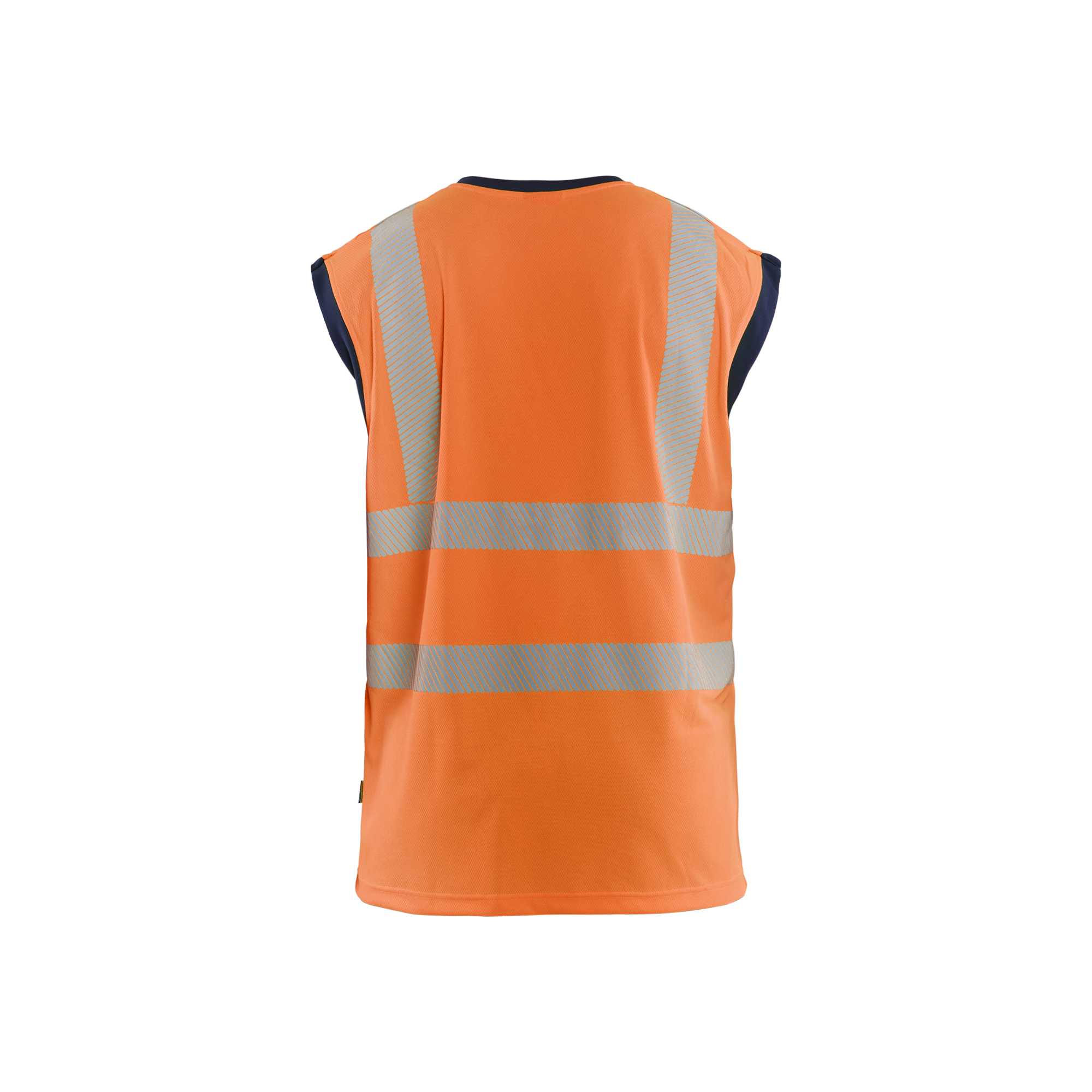BLAKLADER 35751013 Hi Vis Tank top Hi Vis Reflective Sleeveless Work T-Shirt MEN - 100% Polyester – Image 7