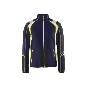 BLAKLADER 49931010 Microfleece Jacket Hi Vis Reflective Work Jacket MEN - Antipilling
