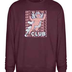 Anti Valentine's Day Club Design - Comfort Essential Unisex Sweater