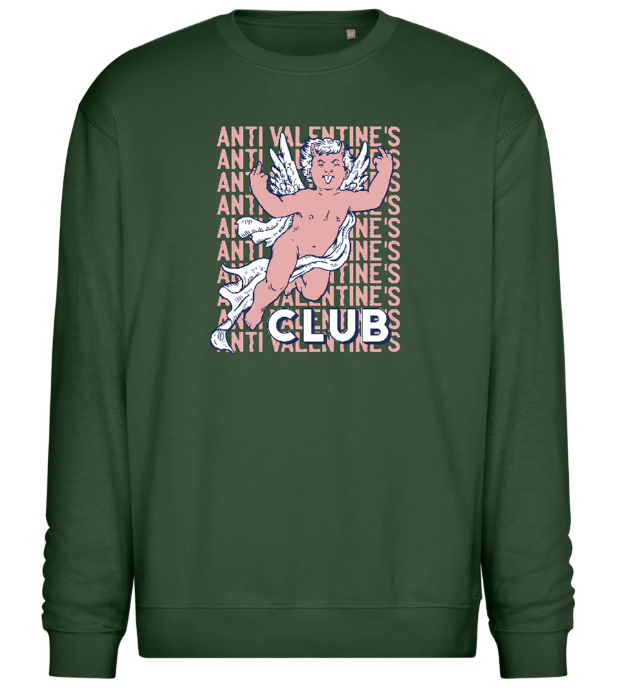 Anti Valentine's Day Club Design - Comfort Essential Unisex Sweater – Image 6