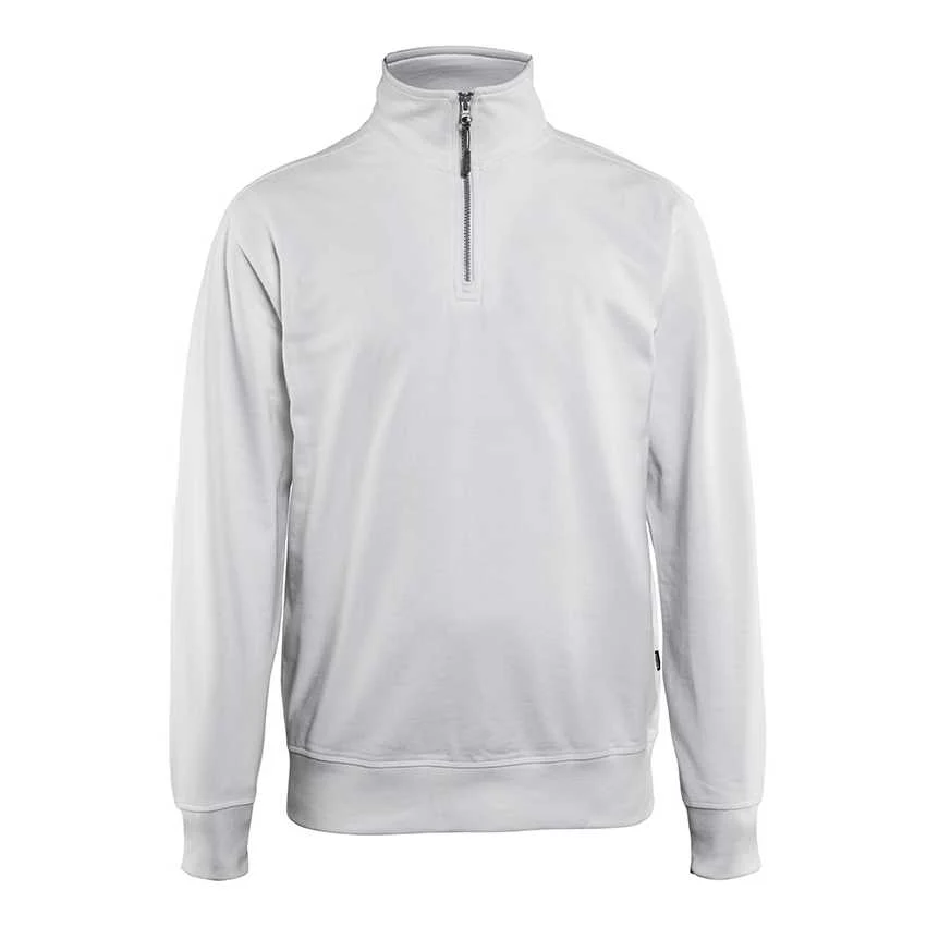 BLAKLADER 33691158 Sweatshirt with Half Zip Work Sweatshirt MEN - 100% Cotton