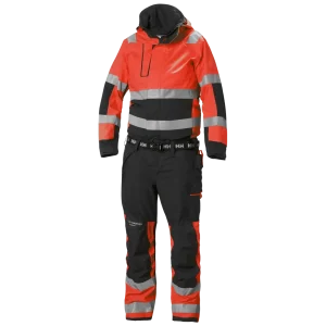 HELLY HANSEN ALNA 2.0 SHELL SUIT 71695 Hi Vis Reflective Work Coveralls MEN - Waterproof