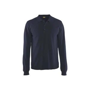 BLAKLADER 33881050 Polo Shirt Long Sleeved Work Sweatshirt MEN - 60% Cotton