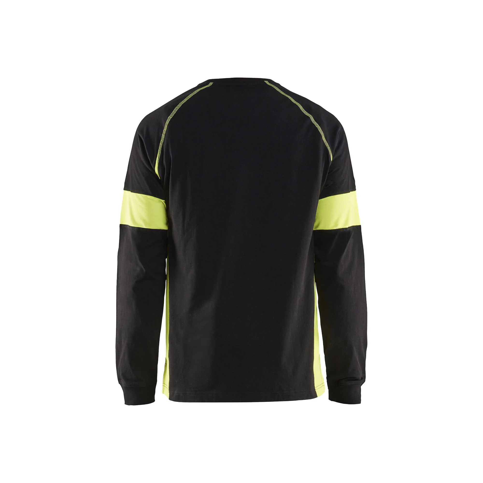 BLAKLADER 35201030 Long sleeved T shirt Hi Vis Reflective Long Sleeve Work T-Shirt MEN - 100% Cotton – Image 7