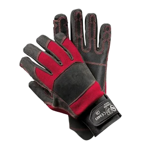 CHAINSAW PROTECTION GLOVES - Class 1 - Non-Slip Rubber Palm - Velcro Cuff