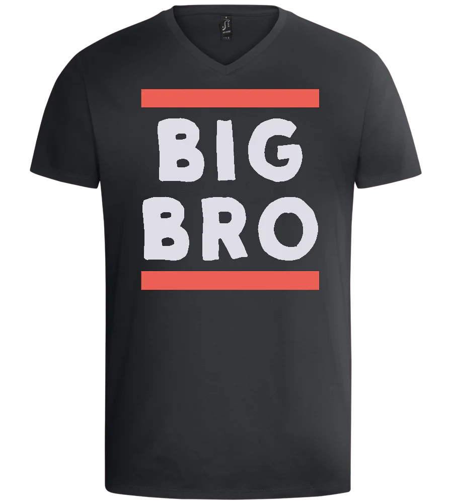 Big Bro Line Design - Basic men's v-neck t-shirt