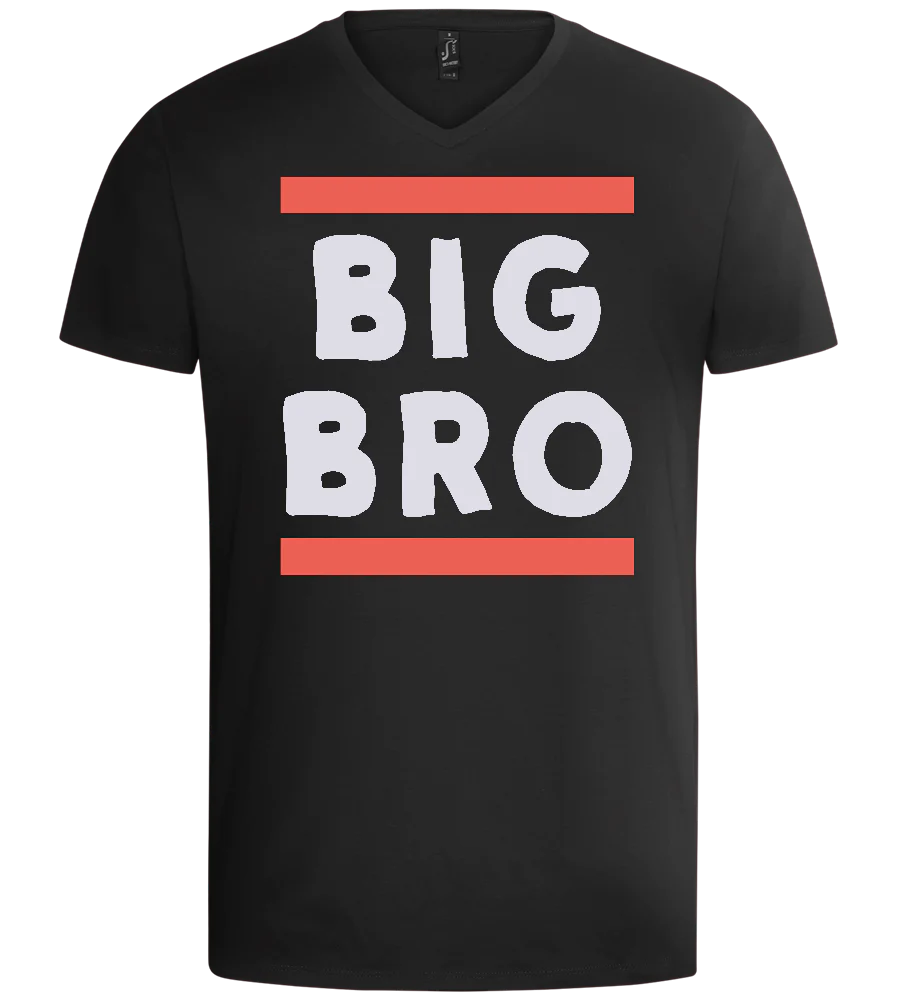 Big Bro Line Design - Basic men's v-neck t-shirt – Image 6
