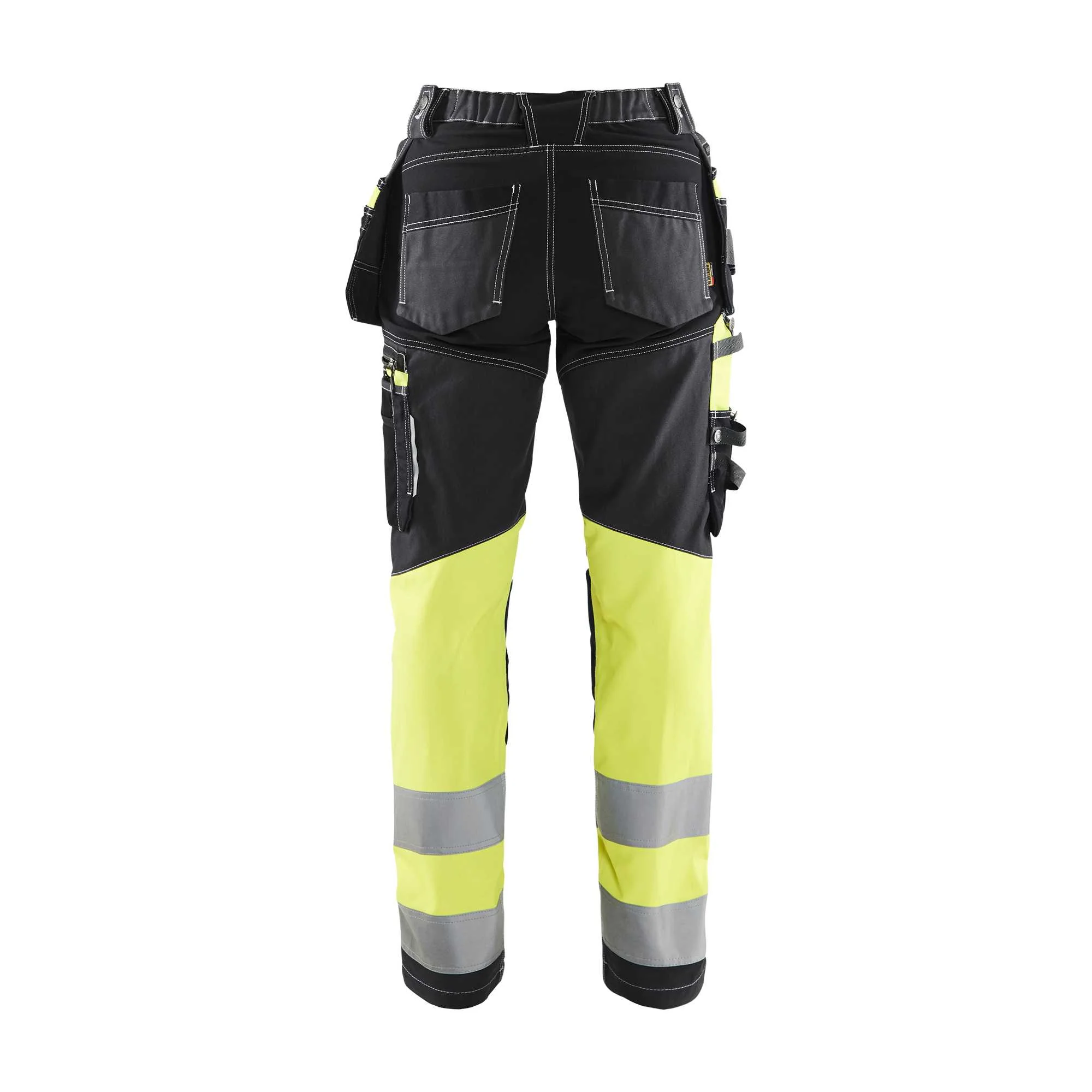 BLAKLADER 71961370 | Women's Hi vis Trousers with Stretch Hi Vis Reflective Work Trousers Women - 100% Cotton – Image 7