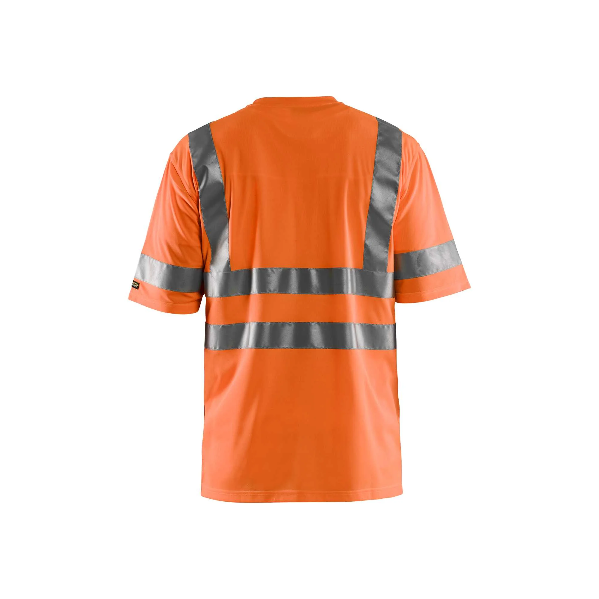 BLAKLADER 34131009 Hi Vis T shirt Hi Vis Reflective Short Sleeve Work T-Shirt MEN - 100% Polyester – Image 7