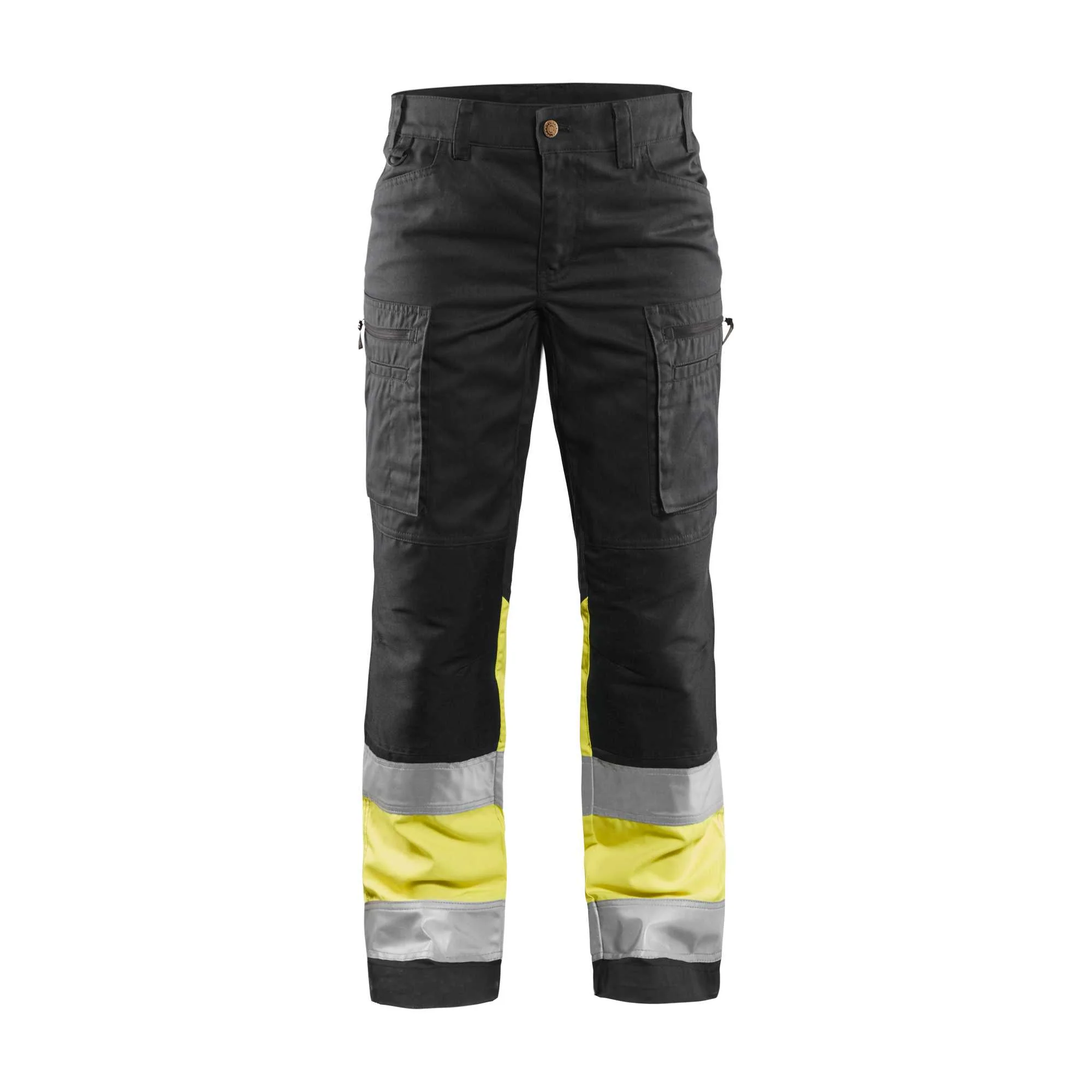 BLAKLADER 71611811 | Women's Hi Vis trousers with stretch Hi Vis Reflective Work Trousers Women - Class 1 Certified