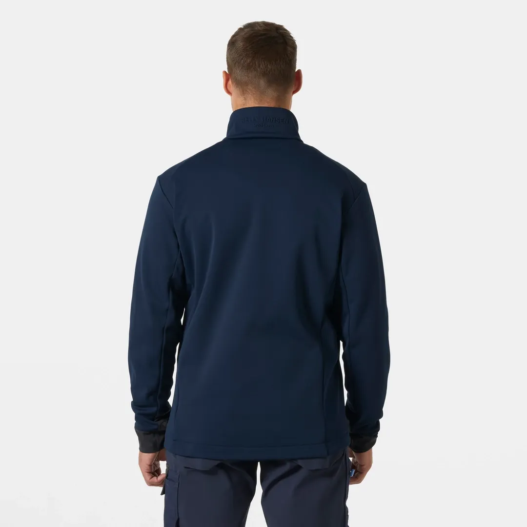 HELLY HANSEN TECH MIDLAYER 72380 Full Zip Work Sweatshirt MEN - Brushed Lining – Image 4