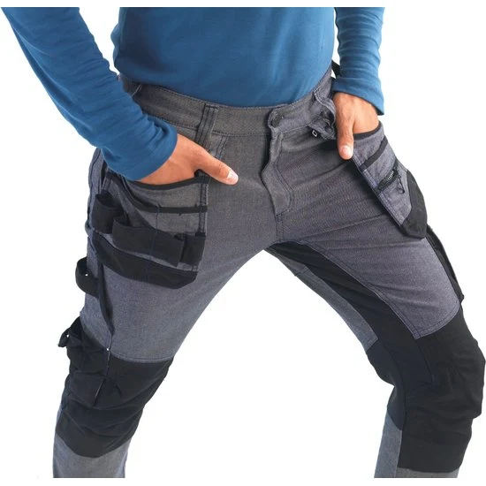 BITCO SCHELDE Stretch Water Repellent Work Jeans Men - CORDURA® Reinforced Knees – Image 7