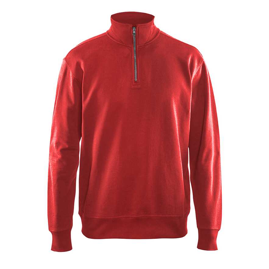 BLAKLADER 33691158 Sweatshirt with Half Zip Work Sweatshirt MEN - 100% Cotton – Image 6