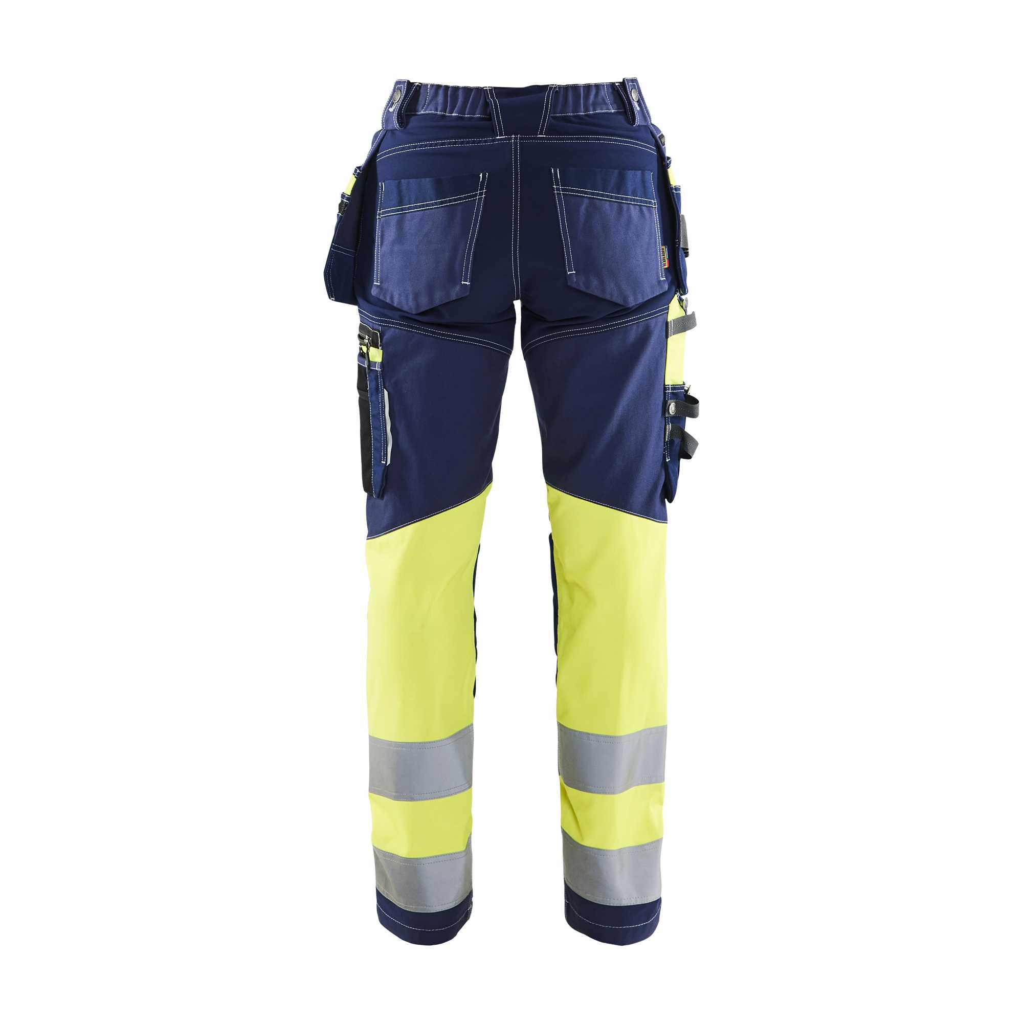 BLAKLADER 71961370 | Women's Hi vis Trousers with Stretch Hi Vis Reflective Work Trousers Women - 100% Cotton – Image 3