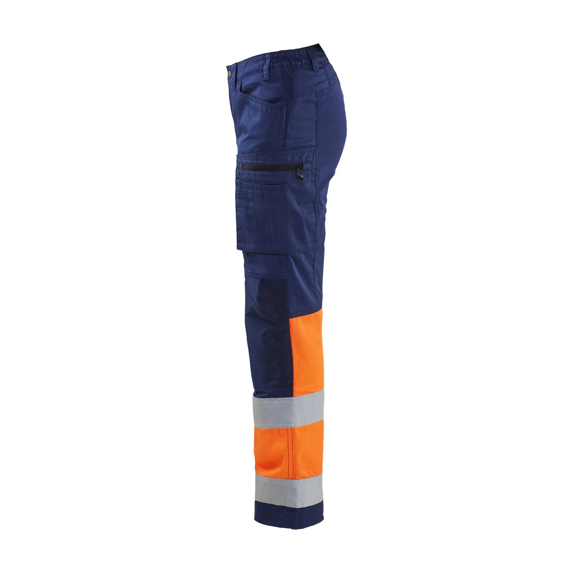 BLAKLADER 71611811 | Women's Hi Vis trousers with stretch Hi Vis Reflective Work Trousers Women - Class 1 Certified – Image 8