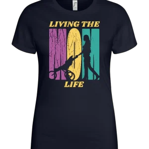 Living the Mom Life Design - Basic women's t-shirt