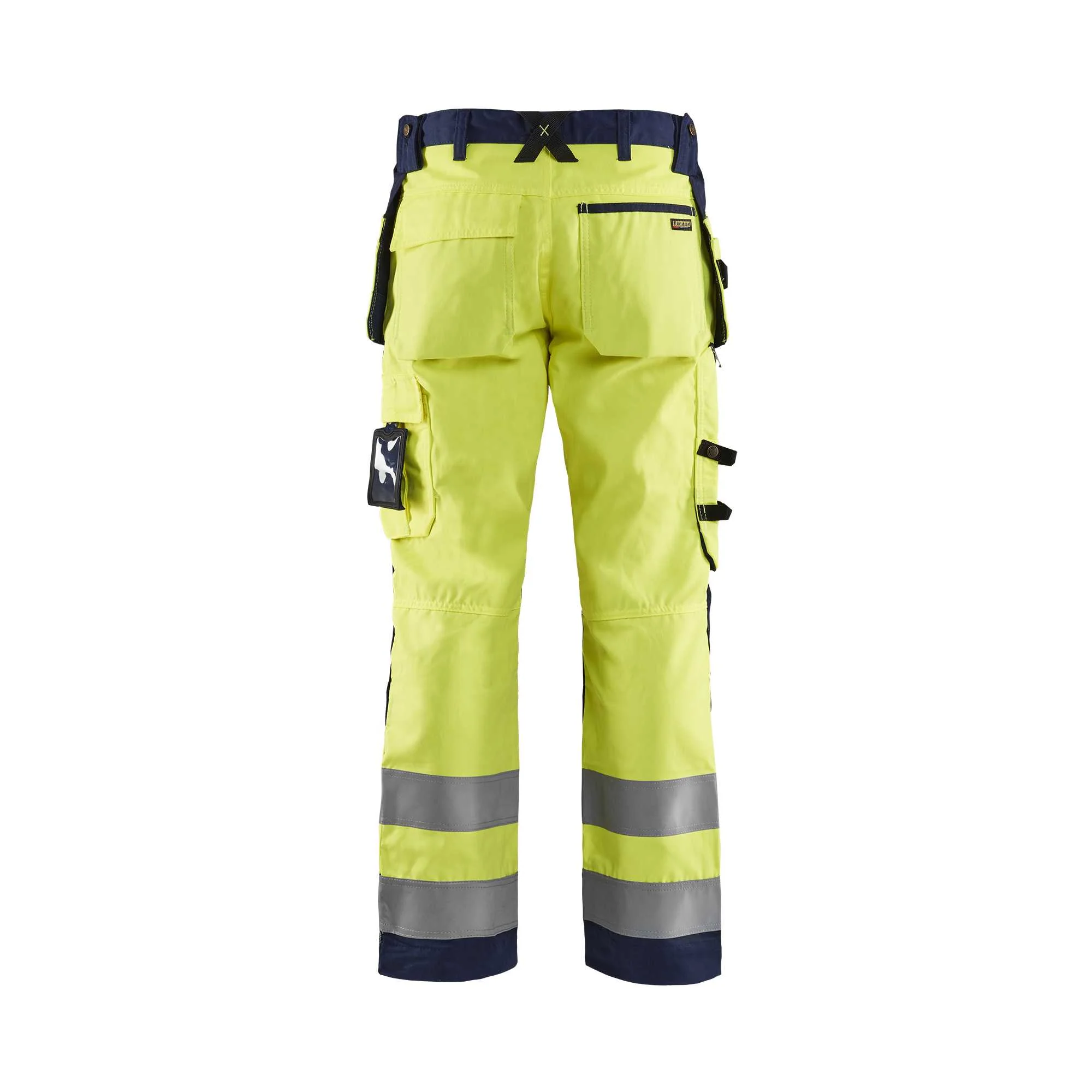 BLAKLADER 15681811 | Hi Vis craftsman trousers Hi Vis Reflective Work Trousers Men - Twill Fabric – Image 4