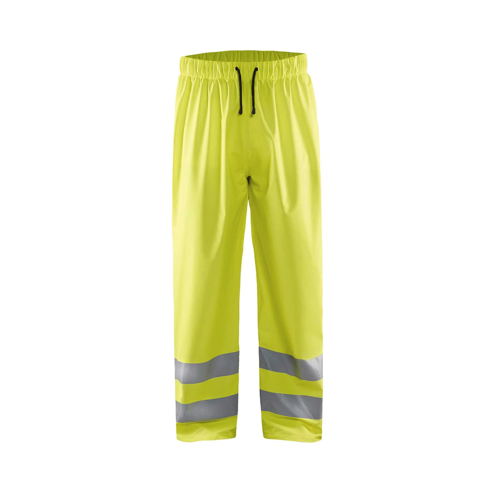 BLAKLADER 13842000 Rain Trousers Hi Vis LEVEL 1 Hi Vis Reflective Work Trousers Men - waterproof – Image 3