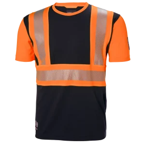 HELLY HANSEN ICU T-SHIRT 79271 Hi Vis Reflective Short Sleeve Work T-Shirt MEN - Moisture Wicking