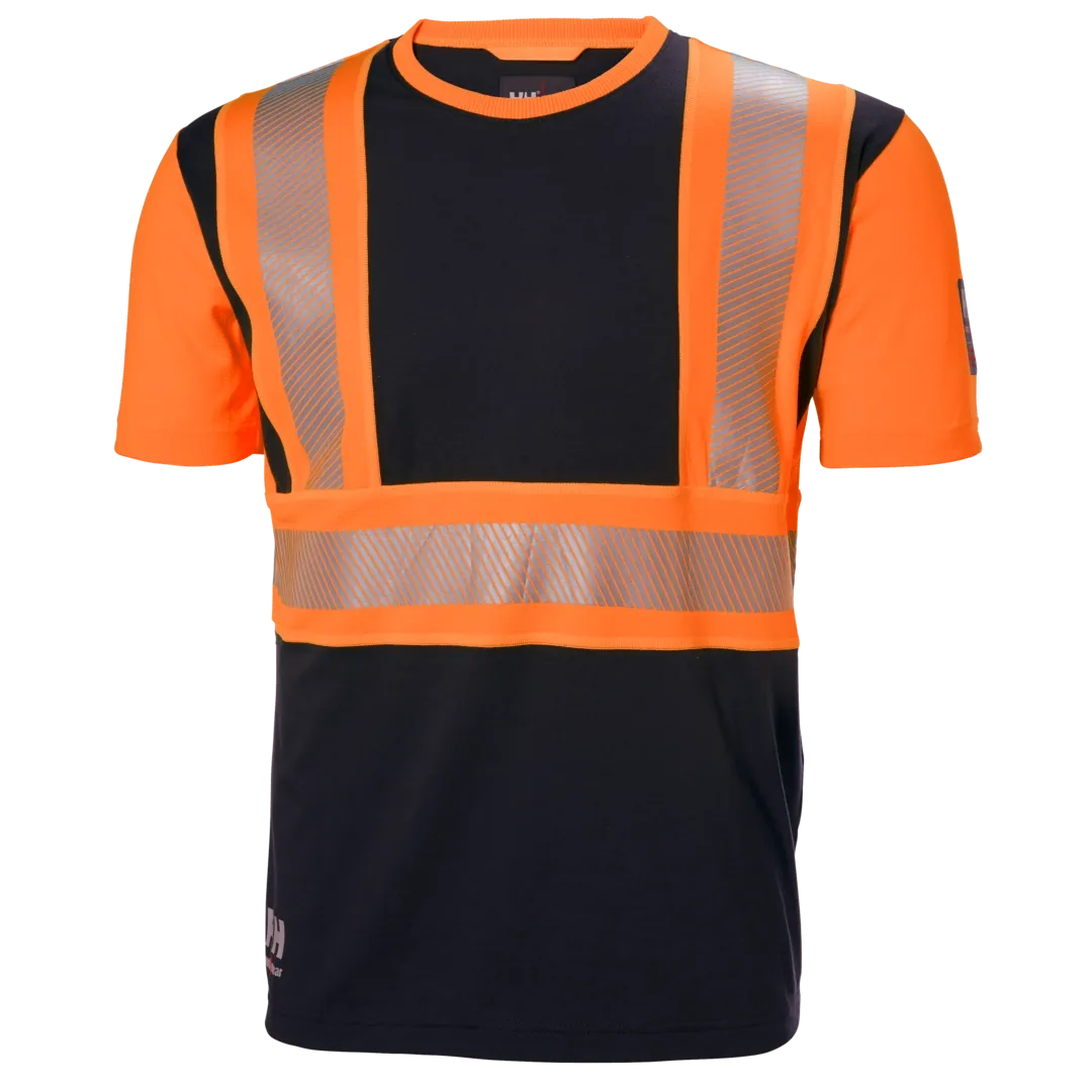 HELLY HANSEN ICU T-SHIRT 79271 Hi Vis Reflective Short Sleeve Work T-Shirt MEN - Moisture Wicking – Image 2